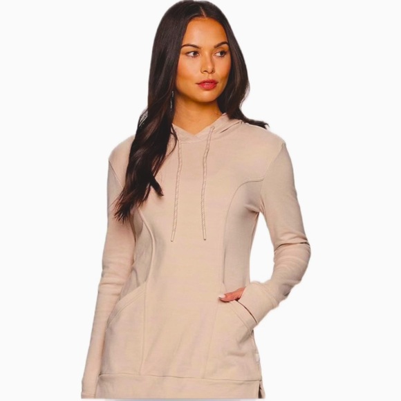 Avalanche Blush Pink Pullover Soft Micro Fleece Hoodie w Pockets Sz L NWOT - Picture 4 of 17